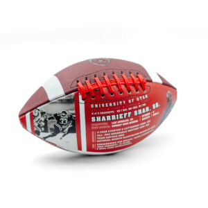 Sharrieff Shah Commemorative Display Football