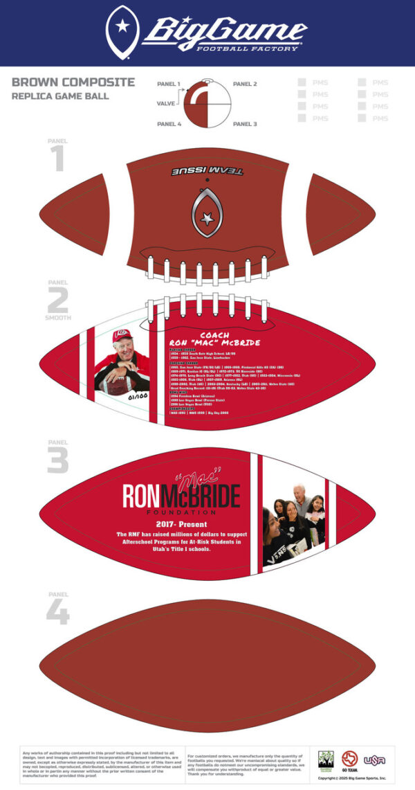 Coach Ron McBride Football