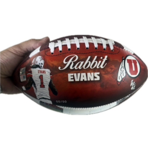 Dropping Soon – Rabbit Evans Commemorative Display Football