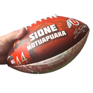 Sione Motuapuaka Commemorative Display Football