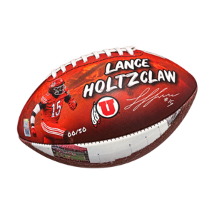 Lance Holtzclaw Commemorative Display Football